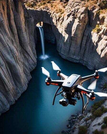 Penggunaan drone untuk eksplorasi R6